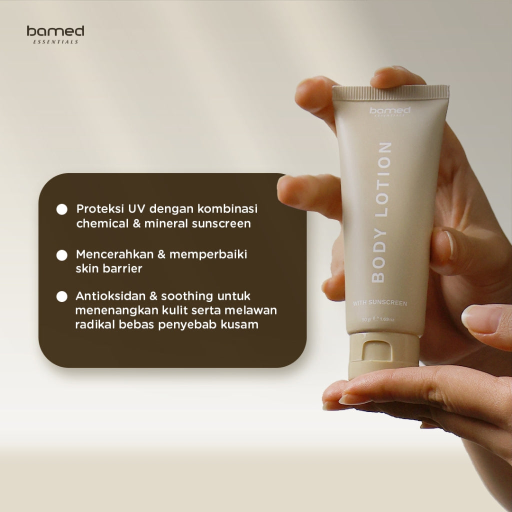 Bamed Essentials Body Lotion With Sunscreen 50 gr