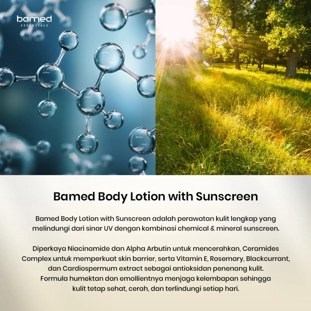Bamed Essentials Body Lotion With Sunscreen 50 gr